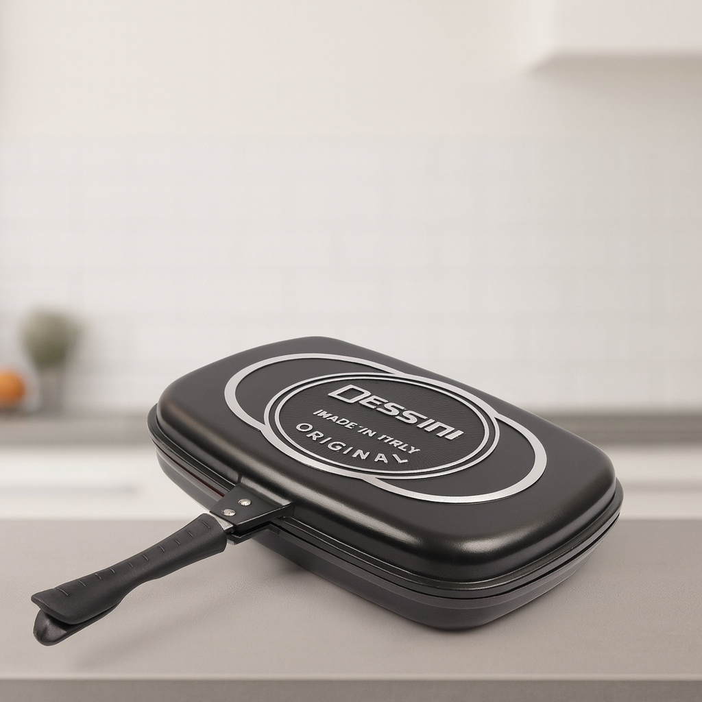 Espectacular Sartén Doble Parrilla Dessini 36 cm