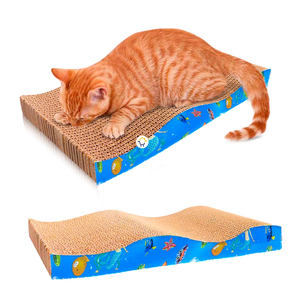 Rascador Gatos +  hierba gatuna - Anti Estrés