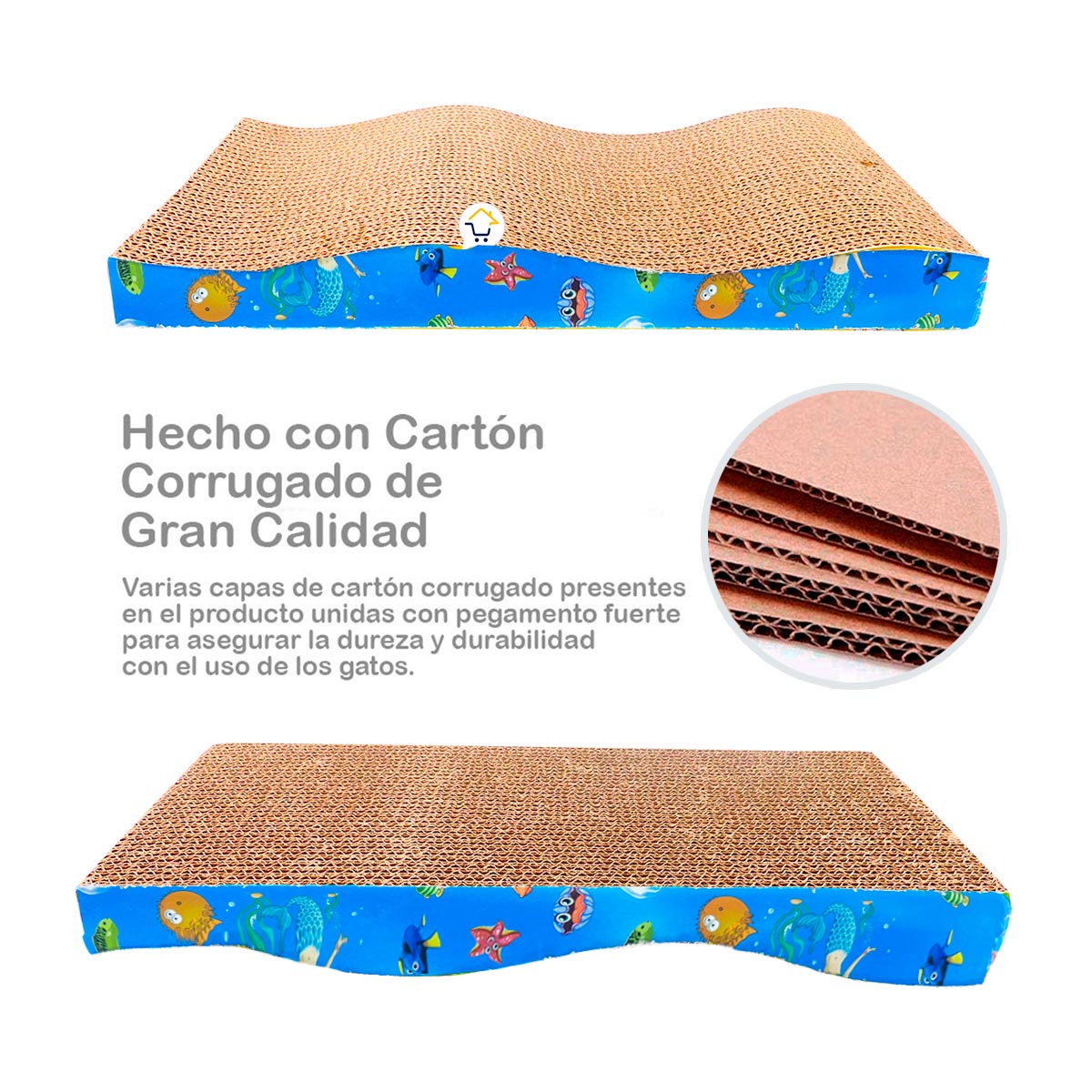 Rascador Gatos +  hierba gatuna - Anti Estrés