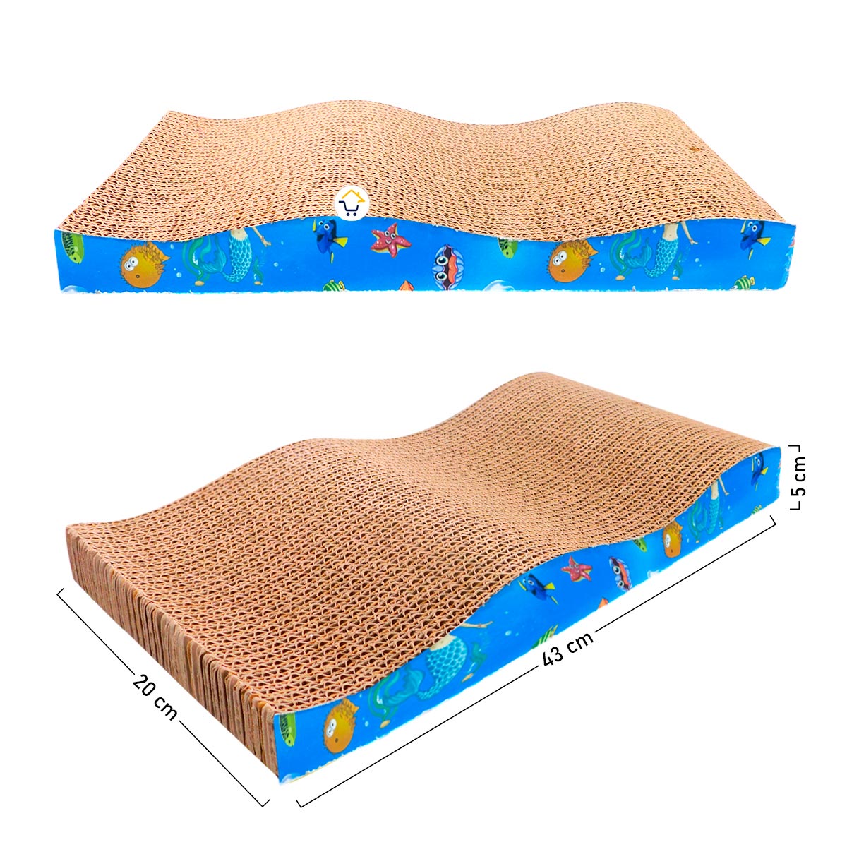 Rascador Gatos +  hierba gatuna - Anti Estrés