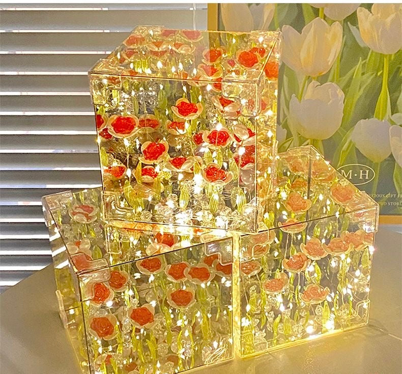 Lámpara De Cubo Infinito