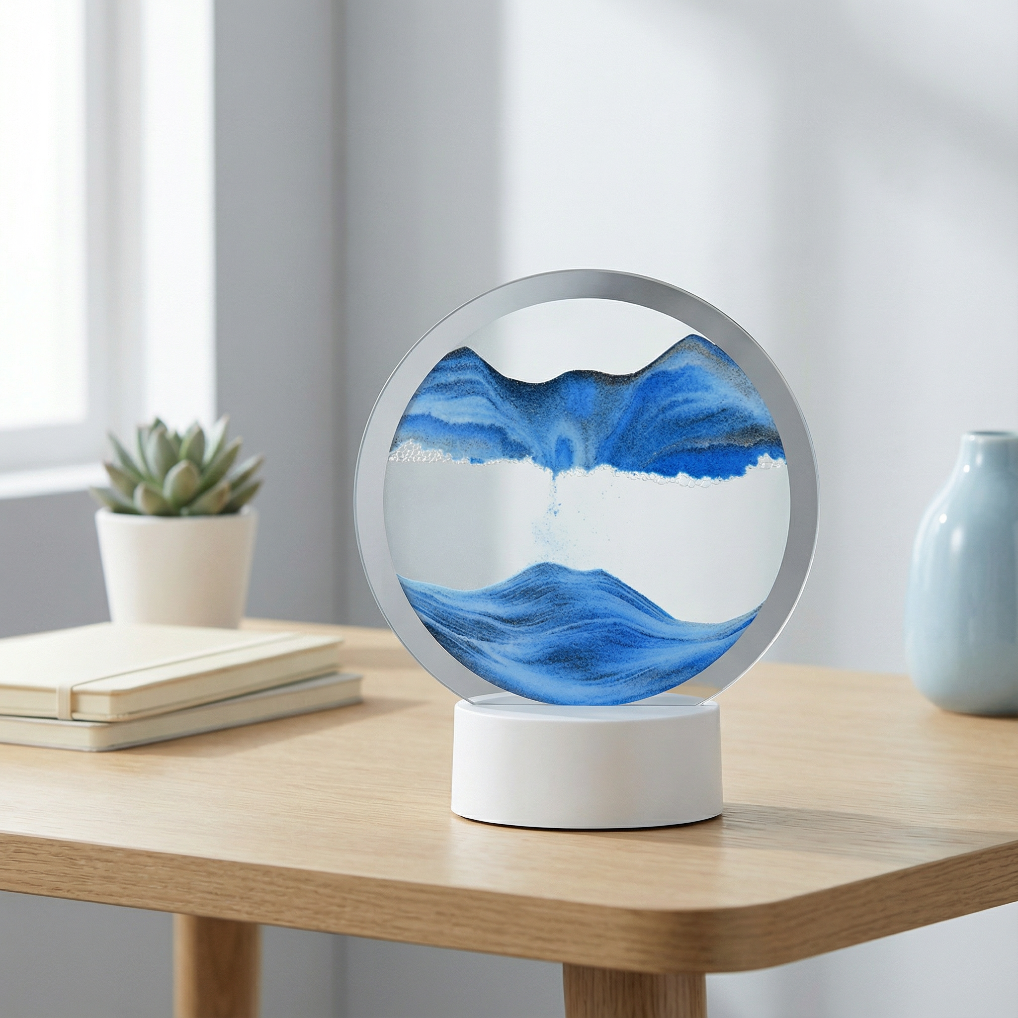 Reloj De Arena Ilusión Boreal 3D