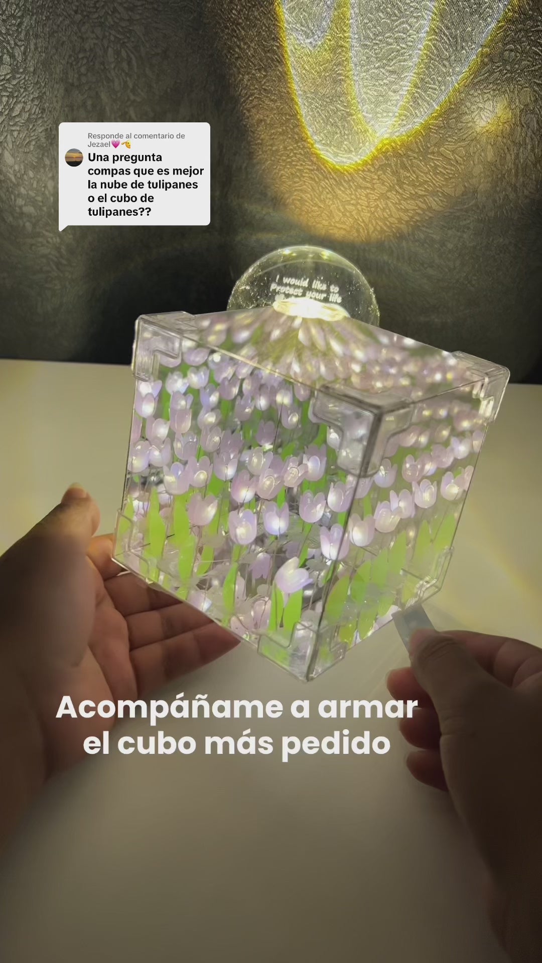 Lámpara De Cubo Infinito