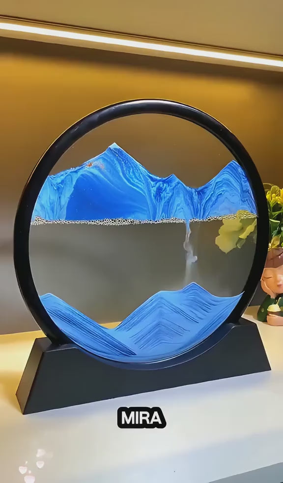 Reloj De Arena Ilusión Boreal 3D