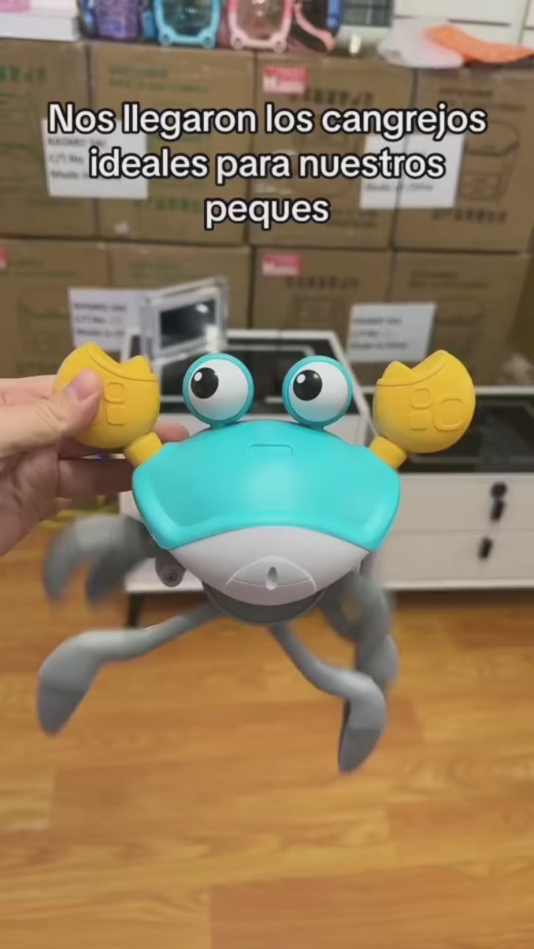 Juguete Estimulación Cangrejo Para Niños